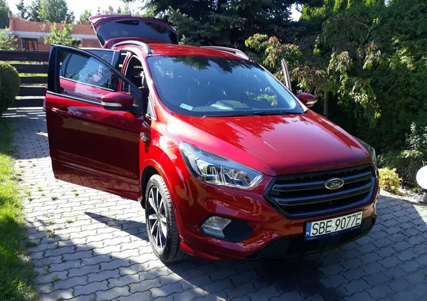 śląskie Ford Kuga cena 78000 przebieg: 99750, rok produkcji 2017 z Katowice